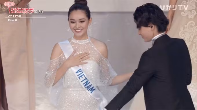 Tường San lọt top 8 Hoa hậu Quốc tế 2019.