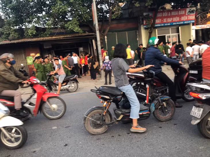 Hiện trường vụ việc. (Ảnh: Trần Thanh)