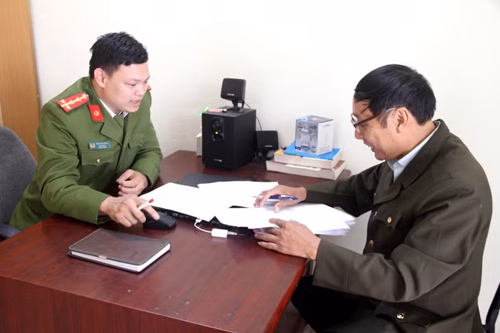 Trưởng Công an xã An Sinh giải quyết 