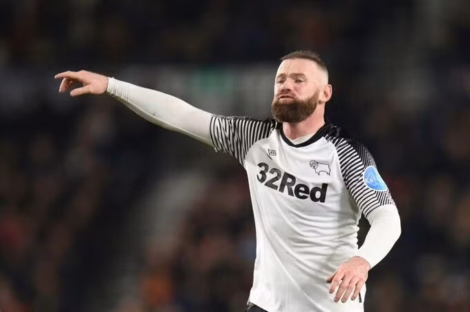 Rooney thi đấu cho Derby kể từ đầu năm 2020. Ảnh: AFP.