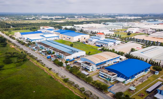 Khu công nghiệp VSIP Bình Dương. Ảnh: Becamex.