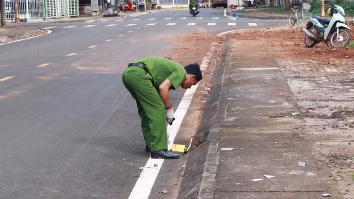 Hiện trường vụ việc.