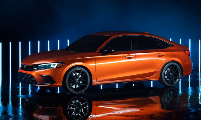 Civic 2022 lộ thiết kế mới. Ảnh: Hond