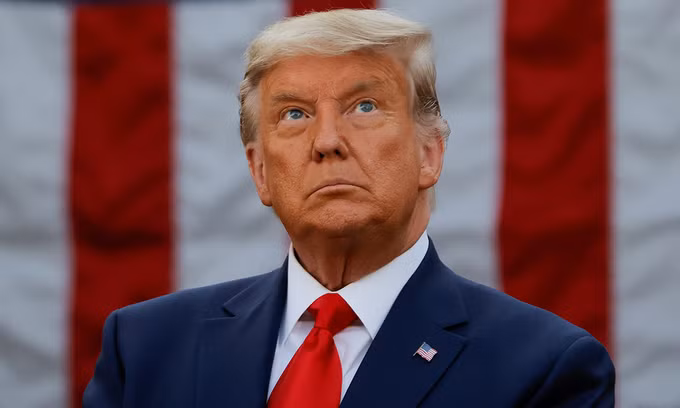 Tổng thống Mỹ Donald Trump trong buổi phát biểu tại Vườn Hồng của Nhà Trắng, ngày 13/11. Ảnh: Reuters.
