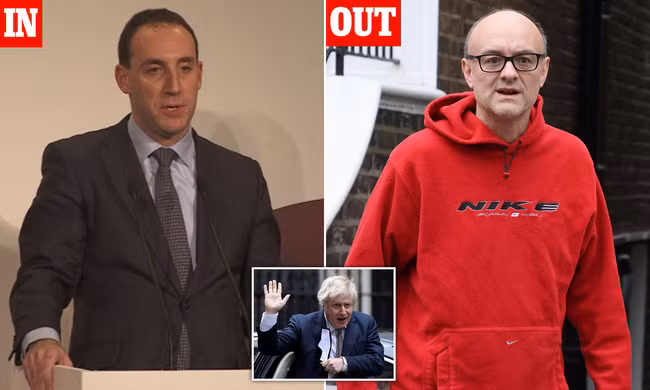 Ông Dan Rosenfield (trái) được bổ nhiệm làm Chánh Văn phòng Nội các Anh. (Ảnh: Daily Mail)