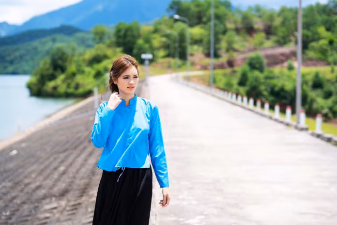 Thí sinh Trần Thị Khánh (SBD 66) đến từ Đầm Hà hiện đang là sinh viên Trường Cao đẳng quốc tế Hà Nội.