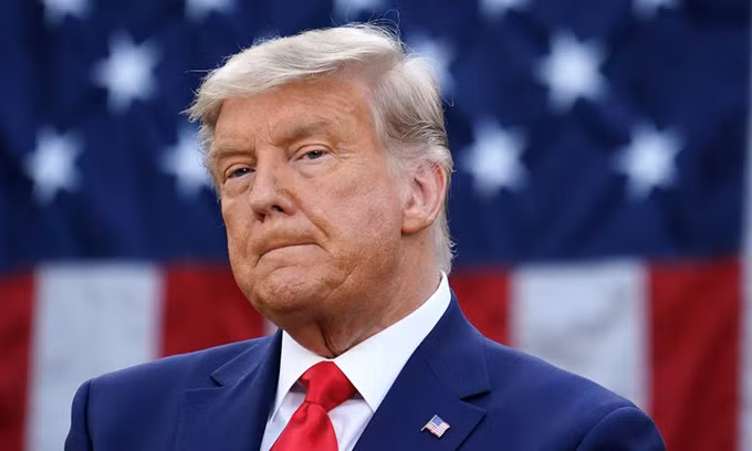 Tổng thống Mỹ Donald Trump phát biểu tại Nhà Trắng hôm 13/11. Ảnh: AFP.