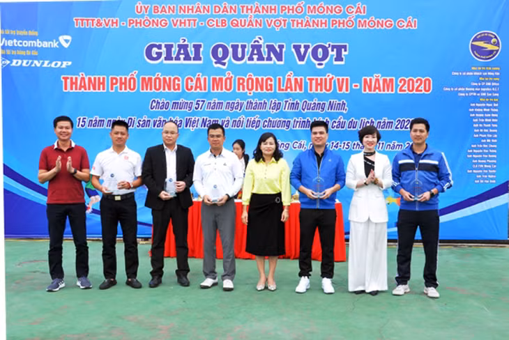 Khai mạc giải Quần vợt TP Móng Cái mở rộng lần thứ VI, năm 2020.