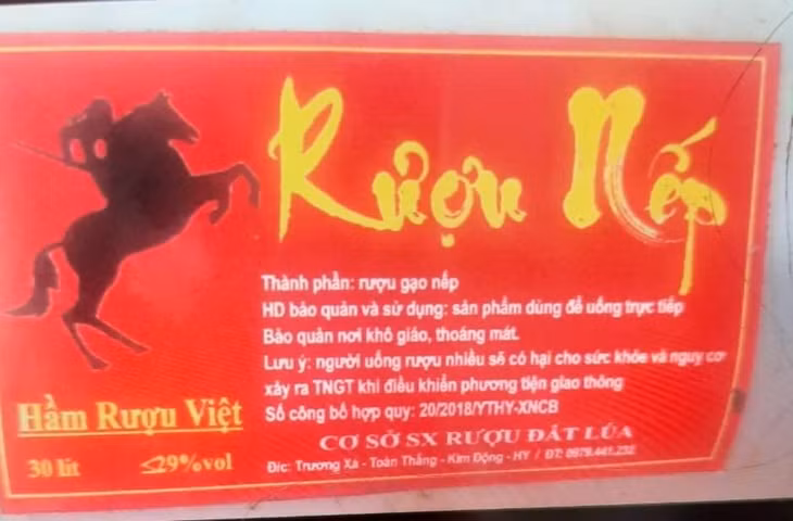 Sản phẩm Rượu nếp, Hầm rượu Việt khiến nhiều người ngộ độc trong thời gian qua.