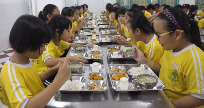 Kiểm soát chặt chẽ nguồn gốc thực phẩm và các khâu: chế biến, bảo quản đảm bảo sức khỏe cho học sinh - Ảnh minh họa