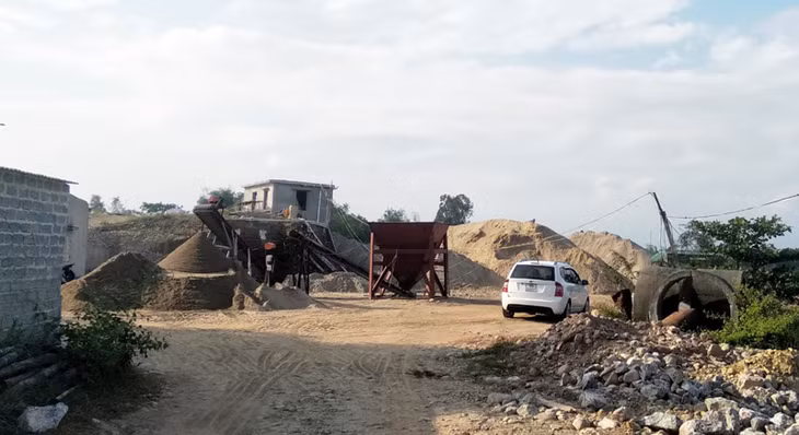 Hoạt động kinh doanh cát, sỏi tại Công ty