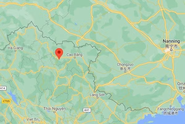 Vụ việc xảy ra tại huyện Nguyên Bình, tỉnh Cao Bằng. (Nguồn: Google Maps)