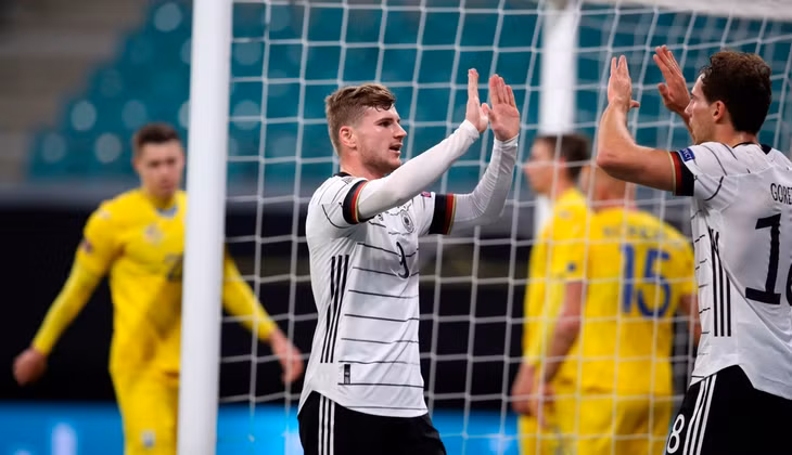 Timo Werner ghi 7 bàn trong 5 trận gần nhất ở cả cấp độ CLB và ĐTQG. (Ảnh: Getty)