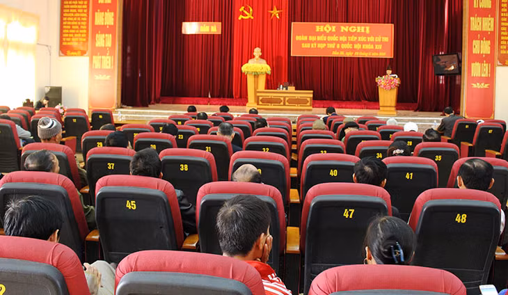 Quang cảnh buổi tiếp xúc.