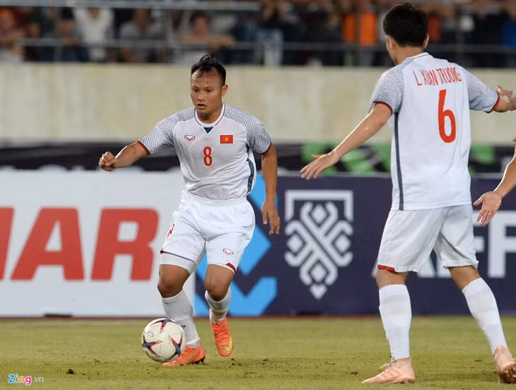 Trọng Hoàng là chủ nhân bàn thắng vào lưới Malaysia tại AFF Cup cách đây 2 năm. Ảnh: Thuận Thắng.