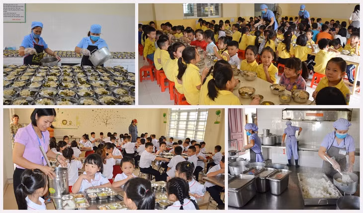  Trong nhiều năm qua, tại các trường học có bếp ăn bán trú không có vụ ngộ độc thực phẩm nào xảy ra.