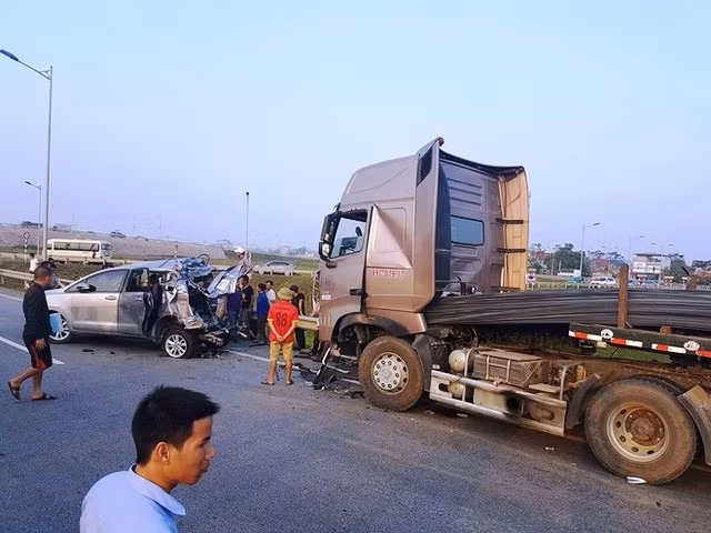 Hiện trường vụ tai nạn.