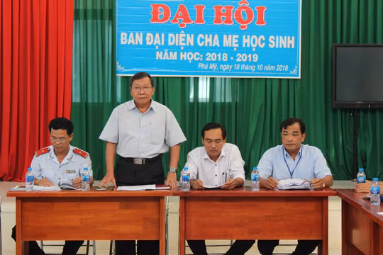 Ông Nguyễn Văn Tín, Chủ tịch UBND thị xã Phú Mỹ công bố kết luận