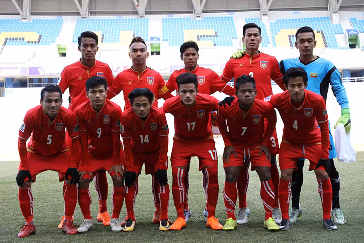 Đội hình Myanmar dự AFF Cup 2018. Ảnh: AFF.