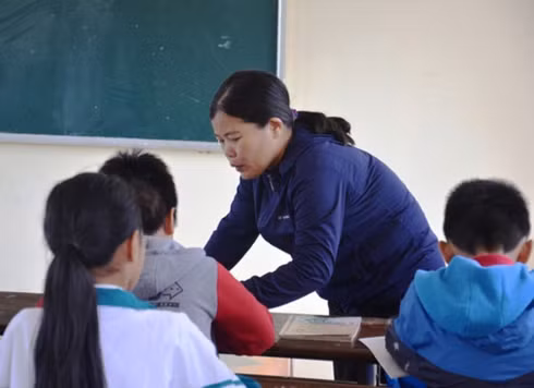 Cô Nguyễn Thị Phương Thủy khi còn đứng lớp.