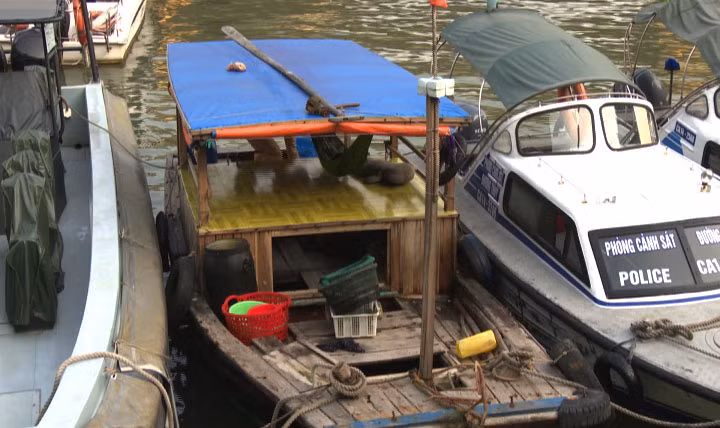 phương tiên vi phạm bị lực lượng chức năng thu giữ