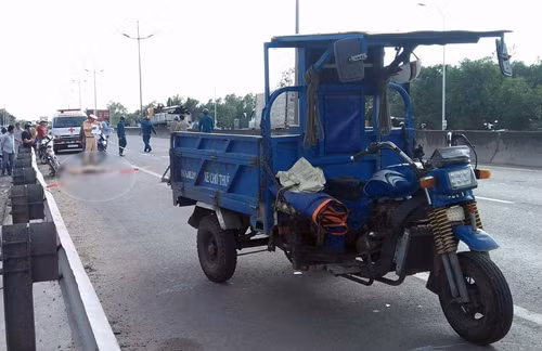 Hiện trường vụ tai nạn.