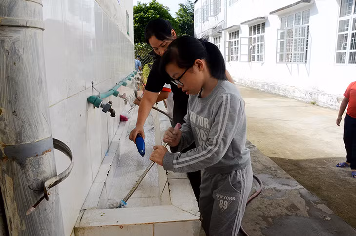 Nhiều hộ dân ở thôn Pắc Liềng, xã Tình Húc, huyện Bình Liêu thoát nghèo nhờ nuôi ong mật. 