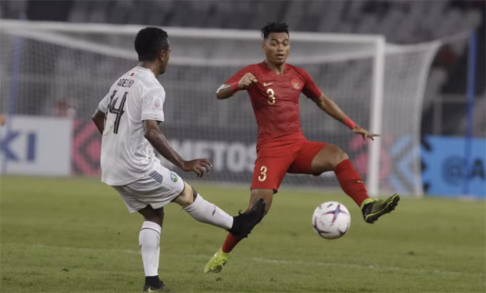 Timor (áo trắng) khiến Indonesia thực sự đau đầu. Ảnh: AFF.