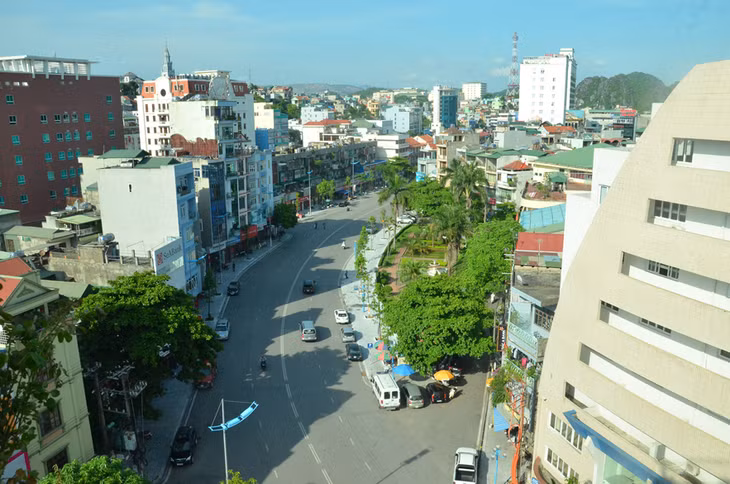 Một góc thành phố Hạ Long.