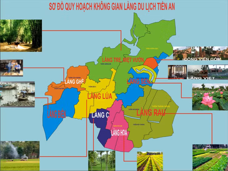 Quy hoạch không gian làng du lịch Tiền An, TX Quảng Yên.
