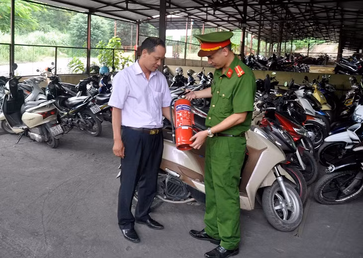 Phương tiện chữa cháy tại chỗ luôn được đơn vị đầu tư thỏa đáng.