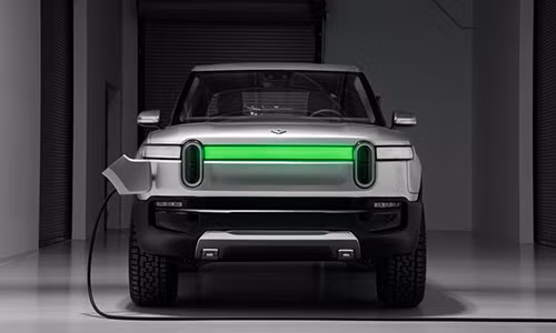 Mẫu xe bán tải điện R1T của Rivian. Ảnh: Verge.