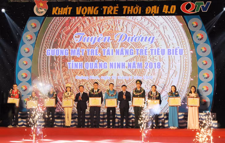 10 gương mặt trẻ tiêu biểu của tỉnh Quảng Ninh năm 2018 cũng là những cá nhân được nhận danh hiệu 
