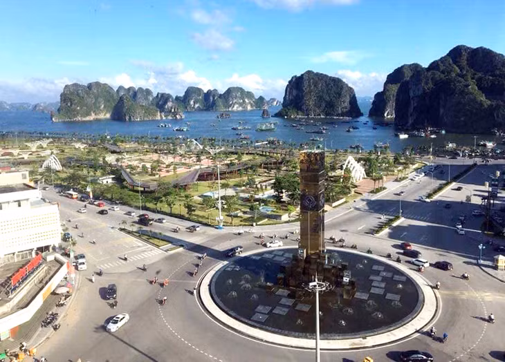 Một góc đô thị TP Hạ Long hôm nay.