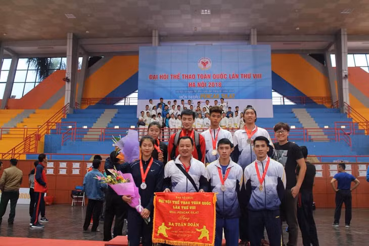 Đội tuyển Pencak Silat Quảng Ninh thi đấu tại Đại hội Thể thao toàn quốc lần thứ VIII