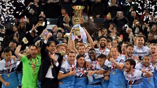  Lazio vô địch Coppa Italia 2018 - 2019.