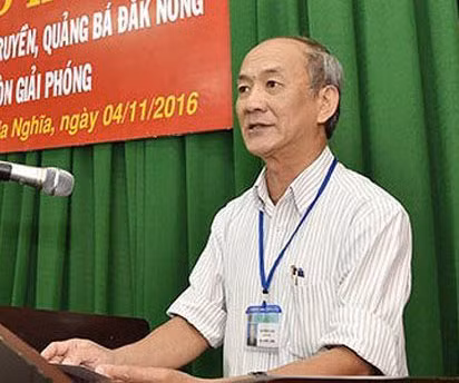  Ông Mai Vinh Quang, nguyên Chánh văn phòng Tỉnh ủy Đăk Nông.