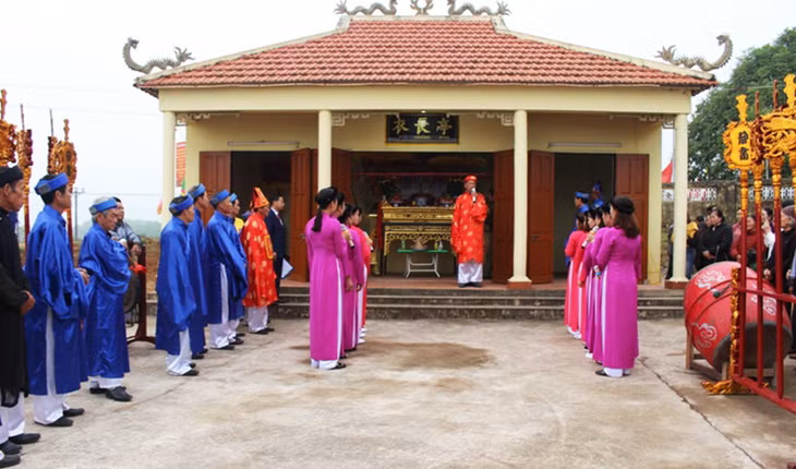 Lễ hội đình Tràng Y. Ảnh Trần Hoàn (CTV)