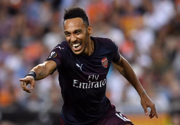 Aubameyang có ngày thi đấu chói sáng khi giúp Arsenal vượt qua Valencia, qua đó thẳng tiến vào chung kết Europa League 2018/2019. (Ảnh: Getty)