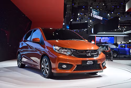 Honda Brio xuất hiện tại triển lãm ôtô Việt Nam 2018. Ảnh: Honda