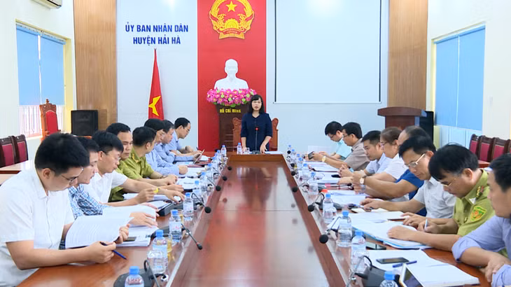 Đồng chí Trịnh Thị Minh Thanh Phó Chủ tịch Thường trực HĐND tỉnh kết luận buổi làm việc