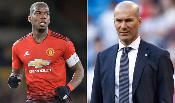 Zidane yêu cầu Pogba nhanh chóng rời MU nếu muốn sang Real Madrid? (Ảnh: Express)