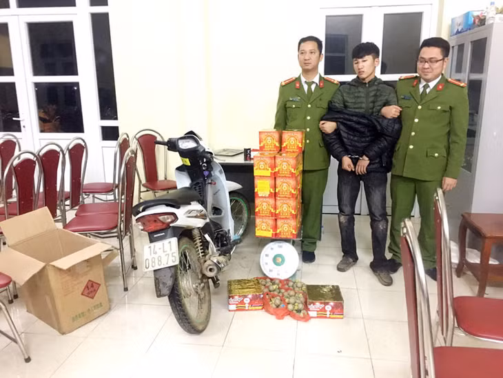 Ngày 8/1/2019, Công an xã Quảng Đức phối hơp với Đồn Biên phòng Quảng Đức bắt giữ đối tượng 