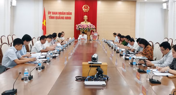 Đồng chí Đỗ Thị Lan, Uỷ viên BTV Tỉnh uỷ, Trưởng Đoàn ĐBQH tỉnh phát biểu tại hội nghị