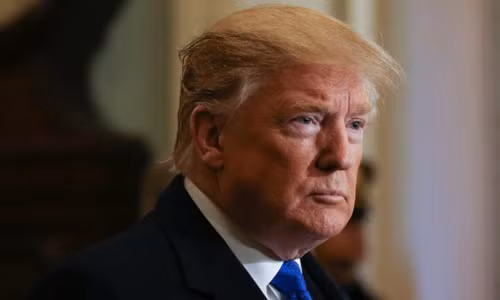 Tổng thống Mỹ Donald Trump tại Tòa nhà Quốc hội ở thủ đô Washington hồi tháng 3. Ảnh: Reuters.
