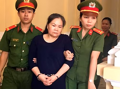 Bị cáo Loan tại tòa. Ảnh: Hoàng Yến.