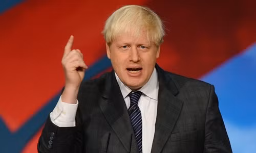 Boris Johnson tại London năm 2010. Ảnh: AFP.