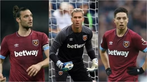  West Ham thông báo chia tay 1 lúc 3 cái tên.