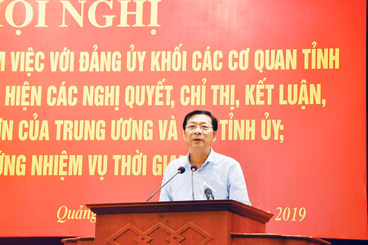 Đồng chí Nguyễn Văn Đọc, Bí thư Tỉnh ủy, Chủ tịch HĐND tỉnh, kết luận buổi làm việc.
