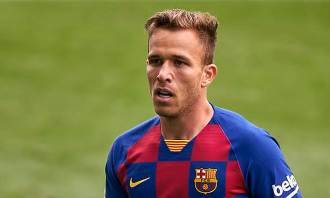Trận cuối của Arthur cho Barca diễn ra trên sân của Celta Vigo hôm 27/6, khi anh chỉ thi đấu bốn phút cuối. Ảnh: Reuters.